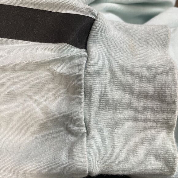 Victoria's Secret PINK Lightweight  Hoodie T Shirt Blue Dog Logo Women's Small S - Picture 9 of 9